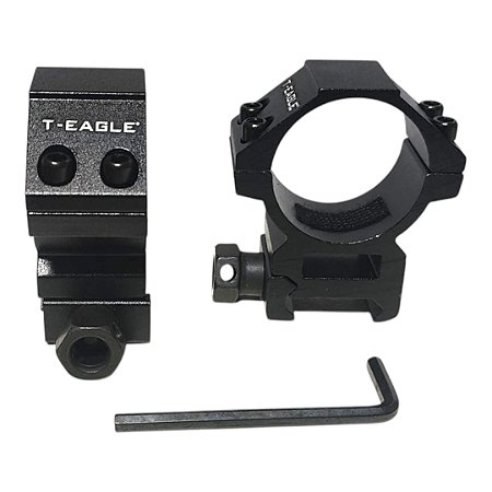 Mounts T-Eagle Standart Para Lunetas Tubo de 25mm - Trilhos 20mm - Medidas na Imagem