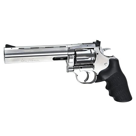 Revolver de Pressão CO2 Dan Wesson 715 Silver Full Metal 6 Polegadas 4.5mm