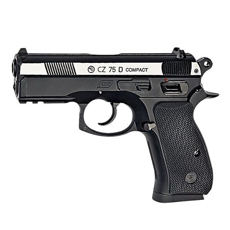 Pistola de Pressão Co2 CZ 75D Compact Dual Tone Slide Metal 4.5mm