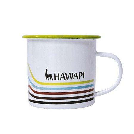 Caneca Hawapi De Aco Esmaltado 300 ml 7 Cores