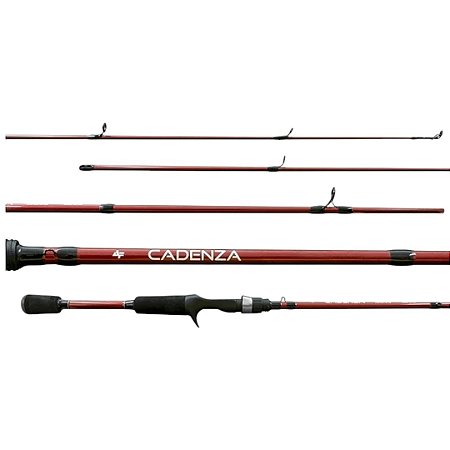 Vara Para Carretilha Cadenza Carbono C561 6-12Lbs 1,68m Vermelha Albatroz