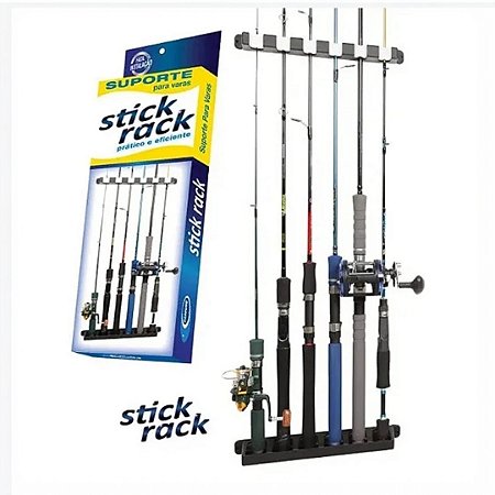 Suporte de Parede Para Varas de Pesca Rod Rack AquaFishing