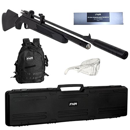 Carabina de Pressão PCP Artemis FXR PR900 S G2 5.5mm + Case Rígido + Kit Limpeza + Mochila + Óculos