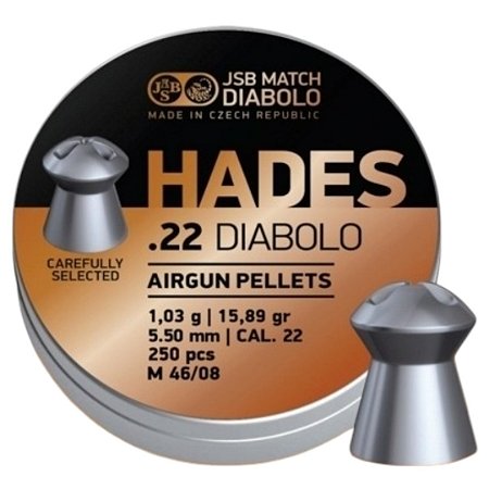 Chumbinho Jsb Hades Diabolo 15,89gr c/250und. Calibre 5.5mm