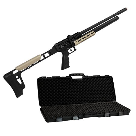 Carabina de Pressão PCP Artemis AP1000 Nomad 6.35mm + Case FXR