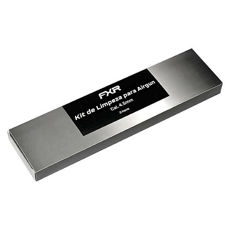 Kit de Limpeza FXR Para Carabinas Calibre 4.5mm com 3 Ítens