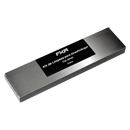 Kit de Limpeza FXR Para Carabinas Calibre 6mm com 3 Ítens
