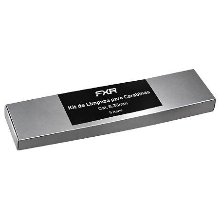 Kit de Limpeza FXR Para Carabinas Calibre 6.35mm com 5 Ítens