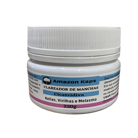 2 x Frasco Creme clareador de manchas na pele cicatridiva 250g