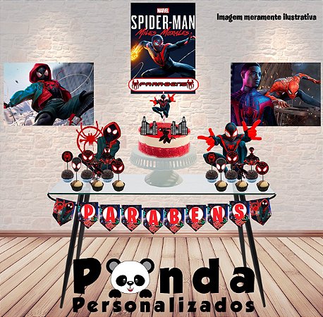 Kit só um  bolinho - Spider-man ( miles morales )