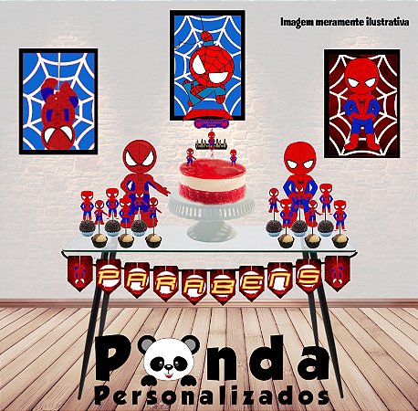 Kit só um bolinho  - Homem Aranha Cut