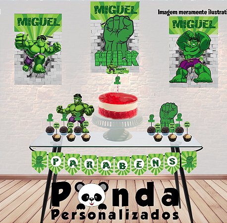 Kit só bolinho - Hulk