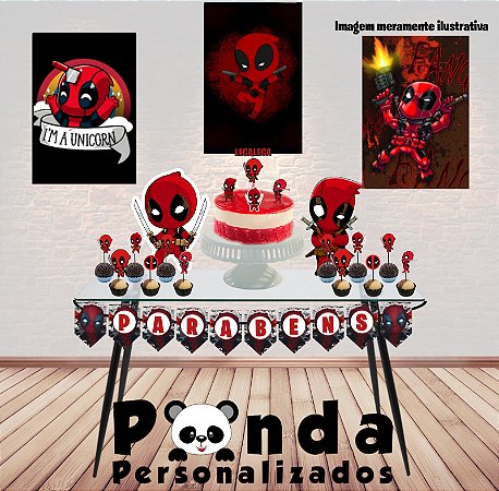 Kit Só Bolinho - Deadpool Cute