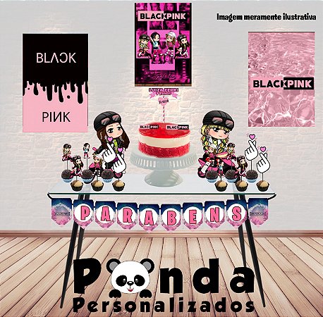 Kit Só Bolinho  - Black Pink