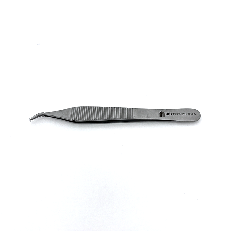 Pinça Simples Angulada com Serrilha - 8mm