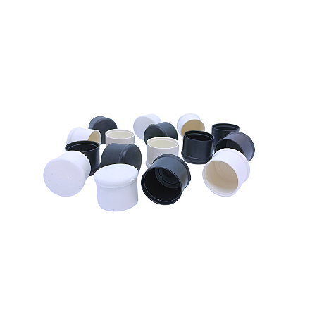 Ponteira Externa Redonda 7/8 22,23mm (2,22cm) Proteção Para Cadeira e Mesa