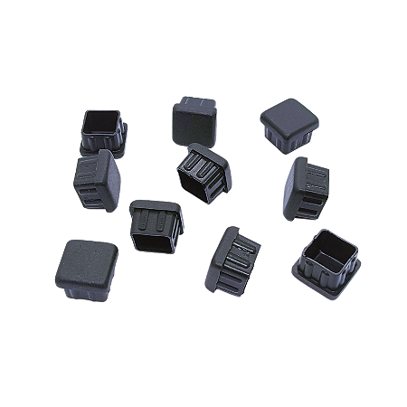 Ponteira Interna Quadrada 20 x 20mm (2 x 2cm) Proteção Para Cadeira e Mesa