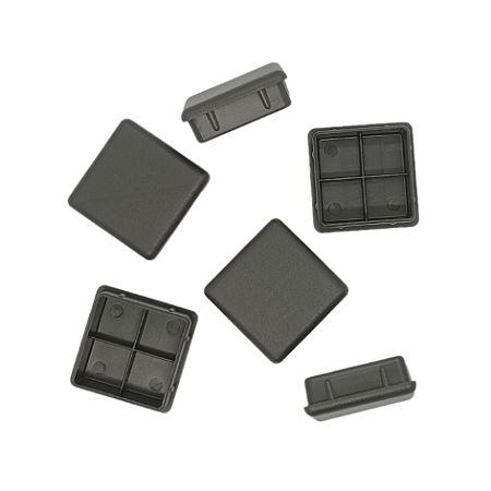 Ponteira Interna Quadrada 40 x 40mm (4 x 4cm) Proteção Para Cadeira e Mesa