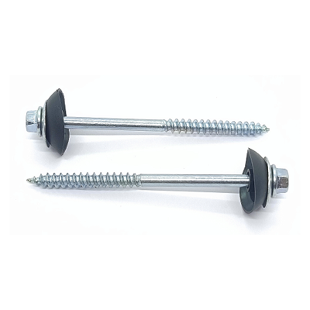 Parafuso Telha Sextavado Rs 5/16 x 165mm + Vedação - Zincado