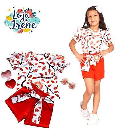 Conjunto Infantil Juvenil Menina Boobiegood Blogueirinha 6NWTCXARS