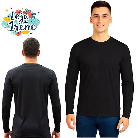 Camiseta Manga Longa Masculina Termica Proteção Uv50 Dry Fit 7LNKT7X5B