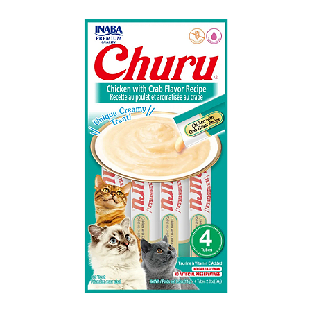 Churu Gato Sabor Frango e Caranguejo 56g