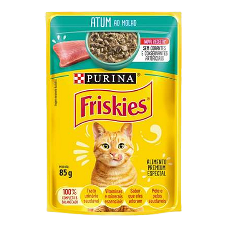 Friskies Sachê Gato Adulto Sabor Atum 85g