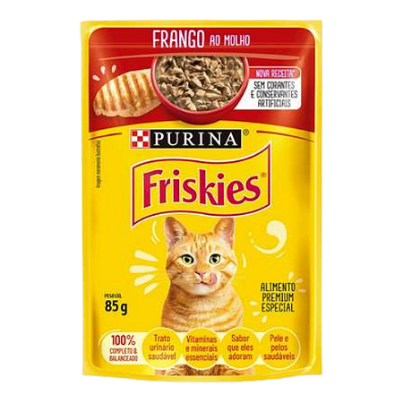 Friskies Sachê Gato Adulto Sabor Frango 85g