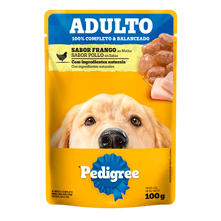 Pedigree Sachê Cão Adulto Frango 100g