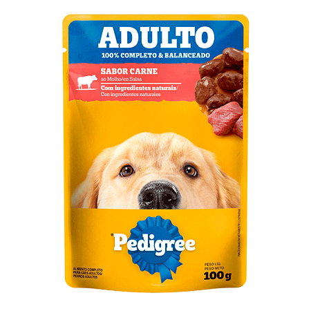 Pedigree Sachê Cão Adulto Carne 100g