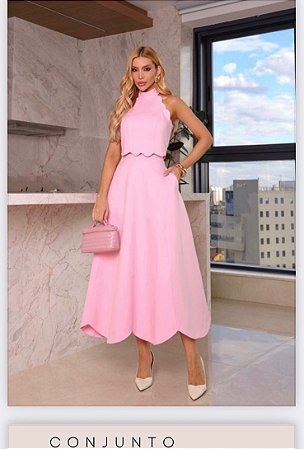 Conjunto Alfaiataria Rosé