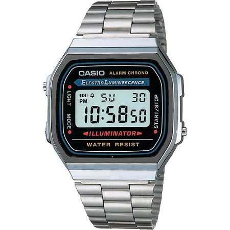 Relógio Casio Vintage Feminino A168WA-1WDF