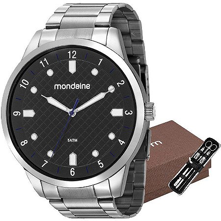 Kit Relógio Mondaine Masculino 53599G0MVNE1K2