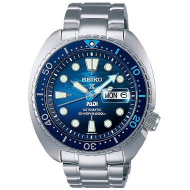 Relógio Seiko Masculino Automático Prospex Turtle PADI  SRPK01B1 D1SX EDIÇÃO ESPECIAL