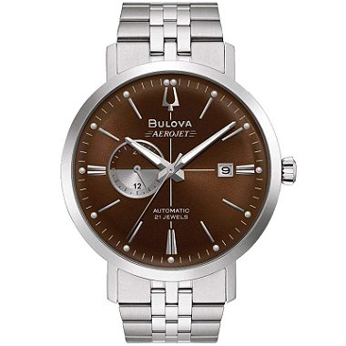 Relógio Bulova Masculino Automático Aerojet 96B375N