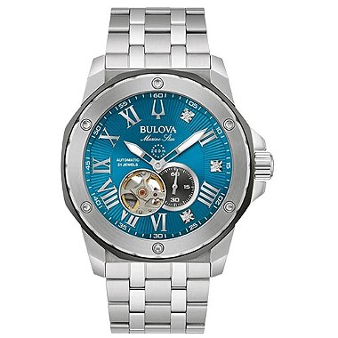 Relógio Bulova Masculino Automático Marine Star 98D184N