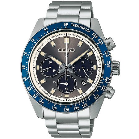 Relógio Seiko Masculino Solar Prospex SpeedTime SSC939P1