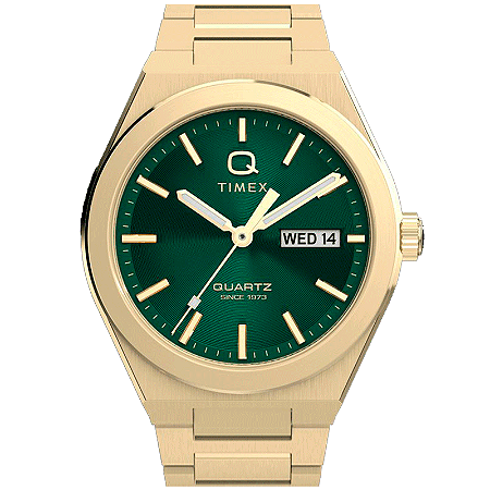 Relógio Q Timex Continental Day Date TW2Y35100