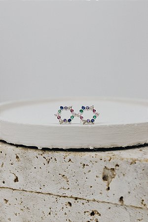 Brinco Estrela Colorida