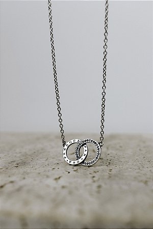 Colar Dois Circulos