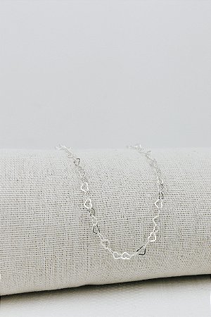 Corrente Corações - 50cm