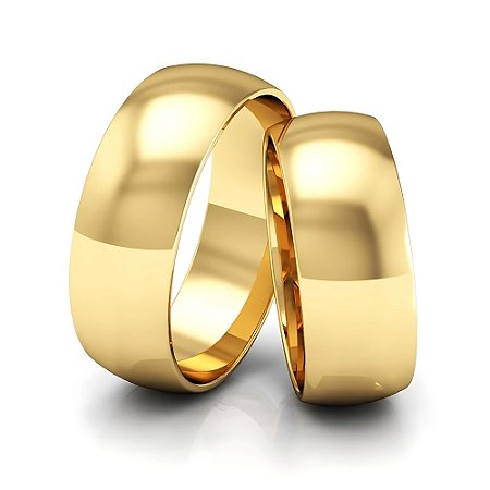 Aliança Abaulada Simples - Moeda Antiga