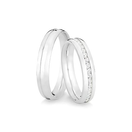 Aliança Santiago - Prata 950