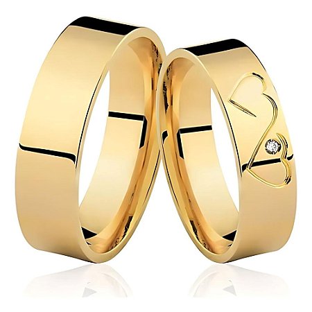 Aliança Chade -  Ouro 18k