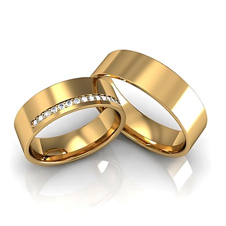 Aliança Pretória - Ouro 18k