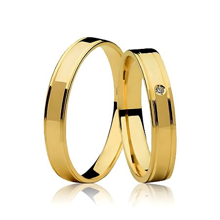 Aliança Porto Novo - Ouro 18k