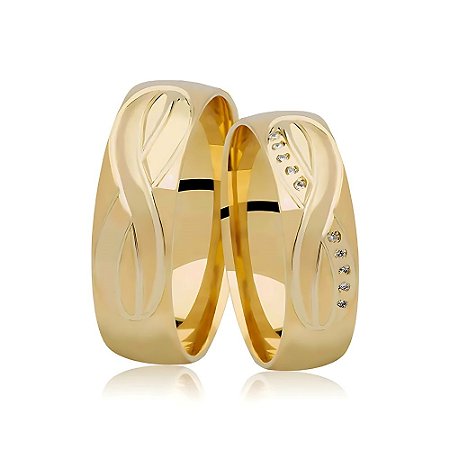 Aliança Cairo - Ouro 18k