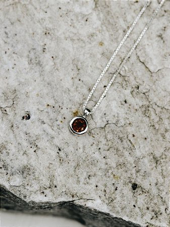 Colar Aura - Citrino Escuro