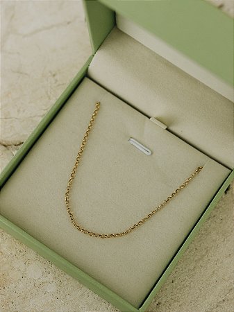 Corrente Elo Português - Ouro 18k