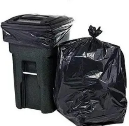 Saco de lixo 75x90 preto 100 lts / Leve / 20 un